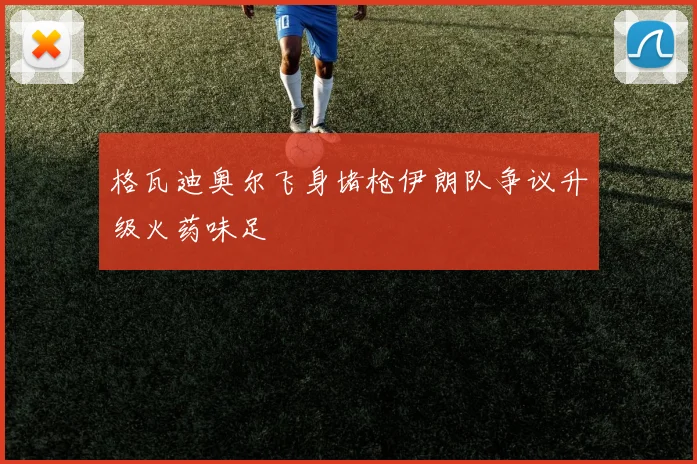 格瓦迪奥尔飞身堵枪伊朗队争议升级火药味足